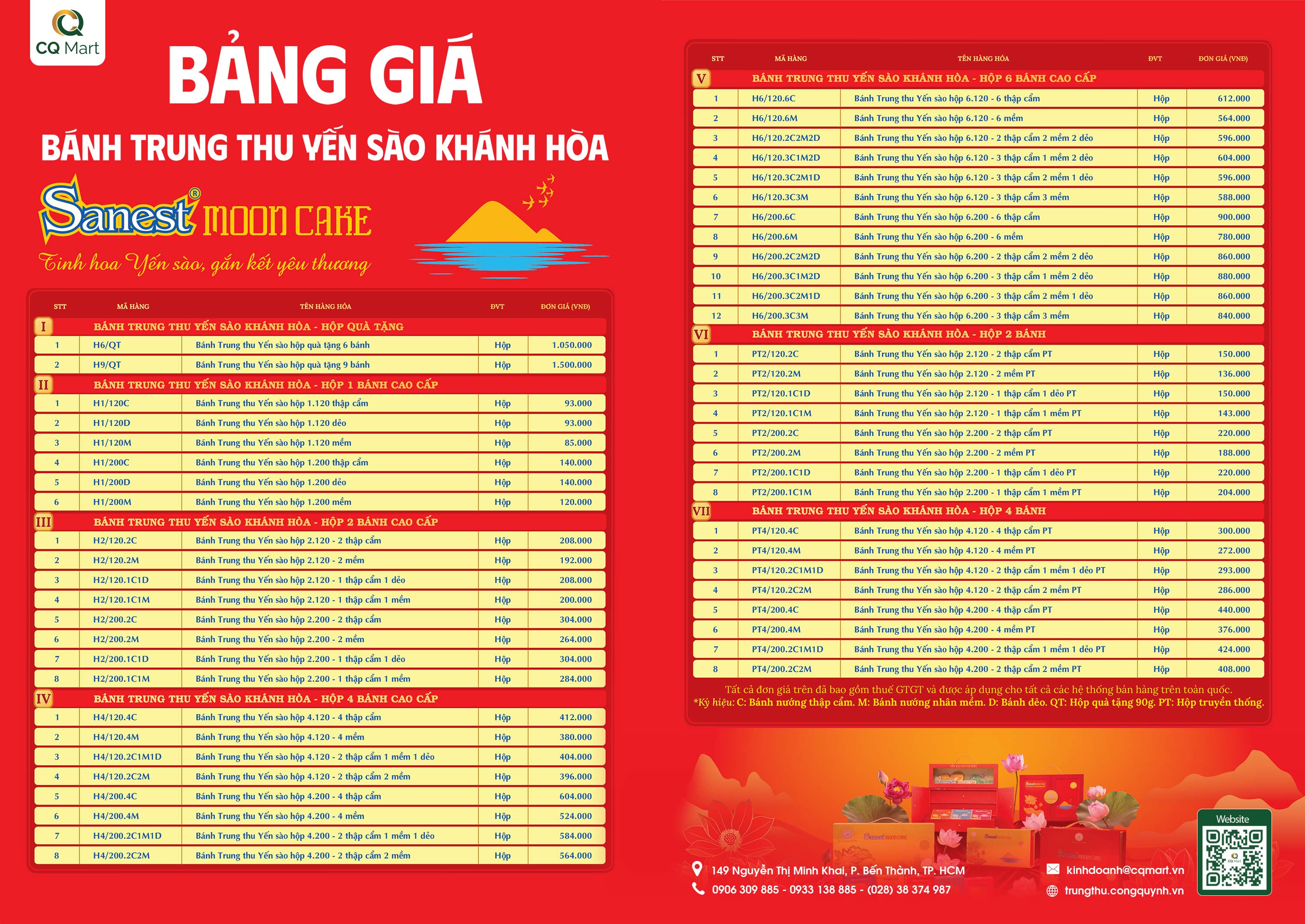 BANG GIA YSKH 2026 